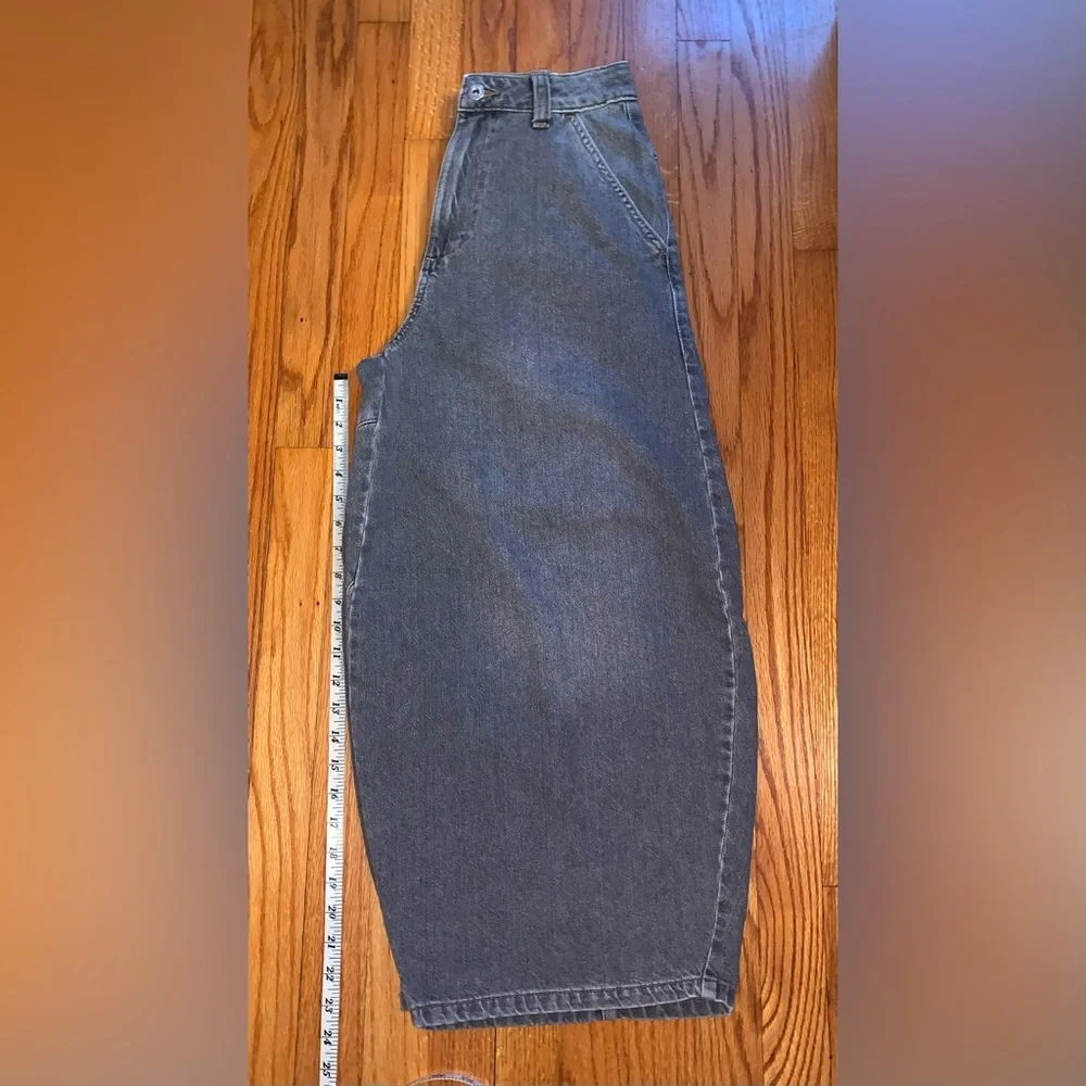 COLLUSION XL balloon X006 barrel jeans washed grey 24 x 26 super baggy wide - Picture 11 of 13